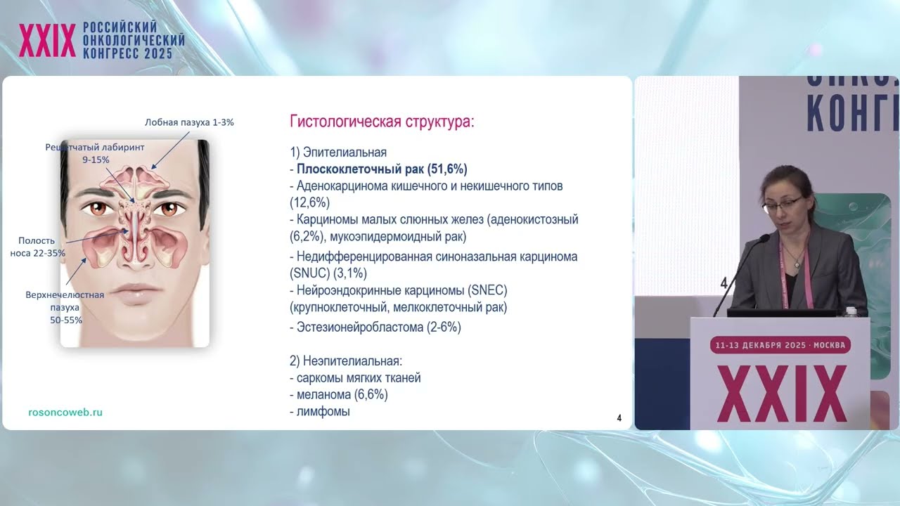 Синоназальные карциномы: возможности лекарственной терапии