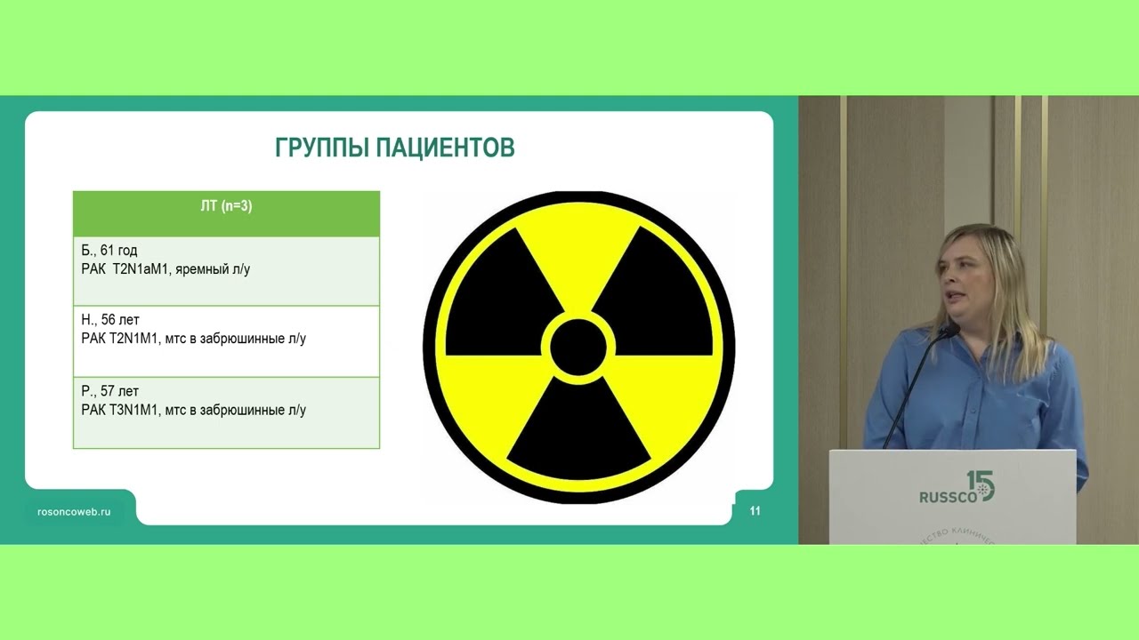 Результаты исследования I фазы по определению режима ХЛТ при метастатическом раке анального канала