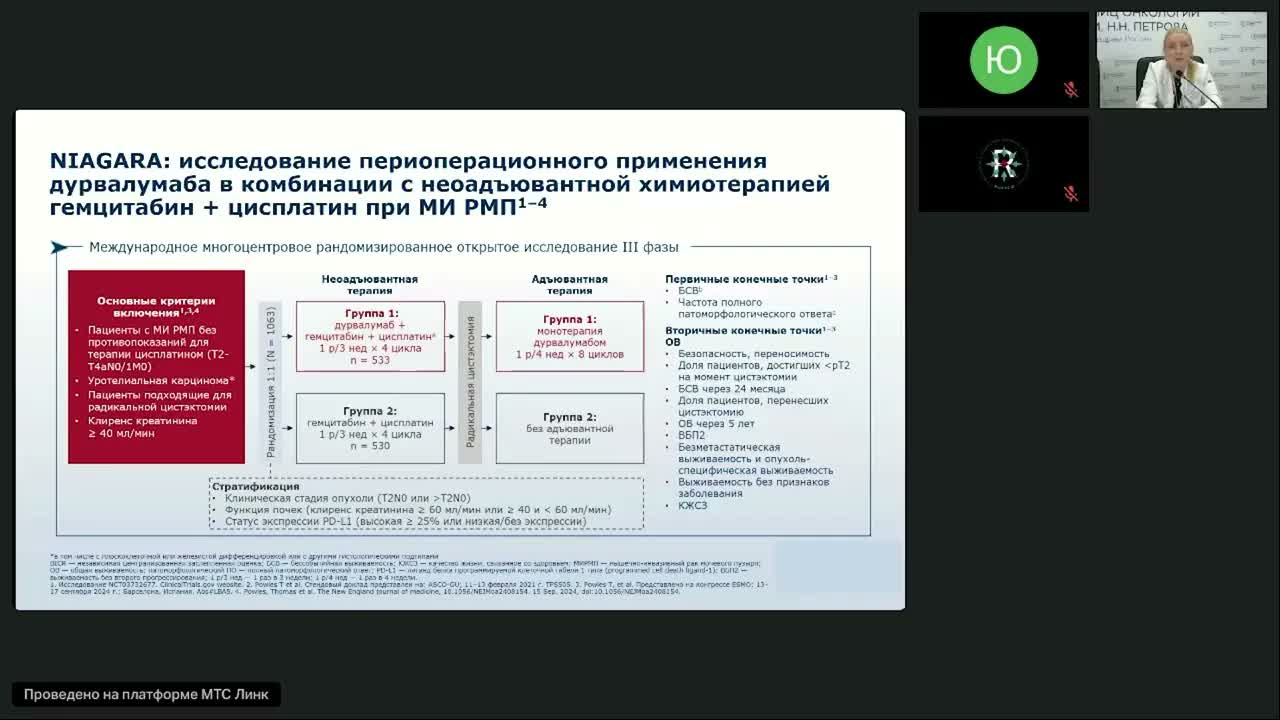 Иммуноонкология. Рак мочевого пузыря (вебинар 25 мая 2026)