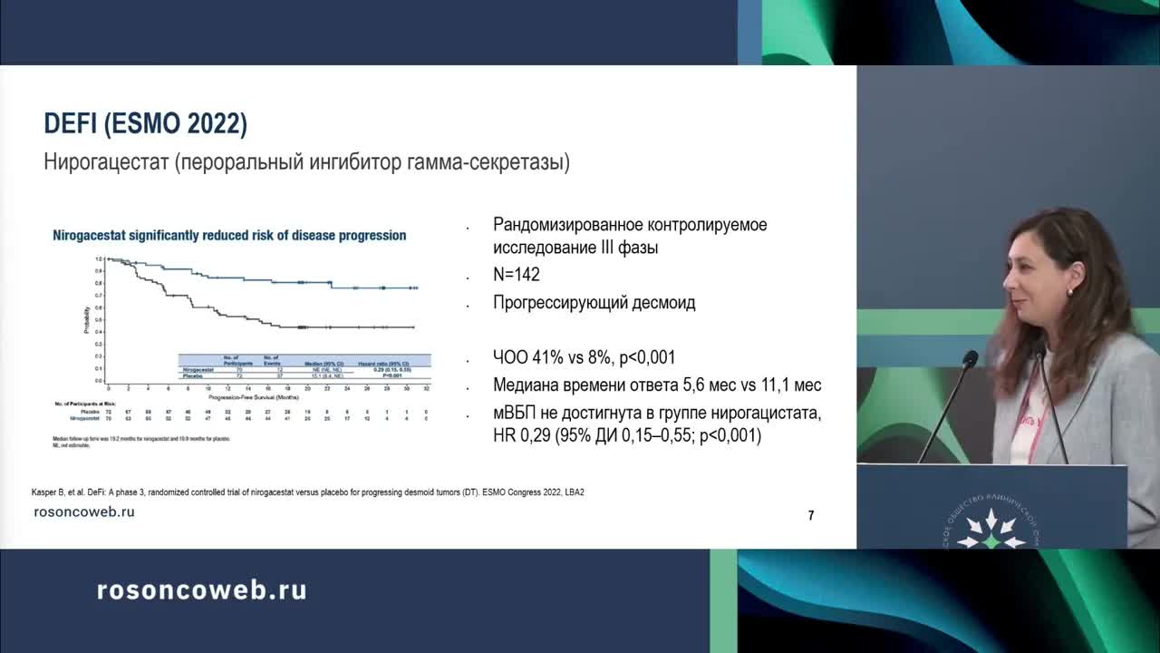 Саркомы и другие редкие опухоли: что изменилось в практике с ASCO/ESMO 2023 года?